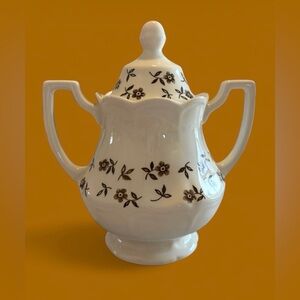 Royal Staffordshire J & G Meakin Cathay Heirloom Ironstone Sugar Bowl